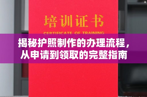 通渭揭秘护照制作的办理流程，从申请到领取的完整指南